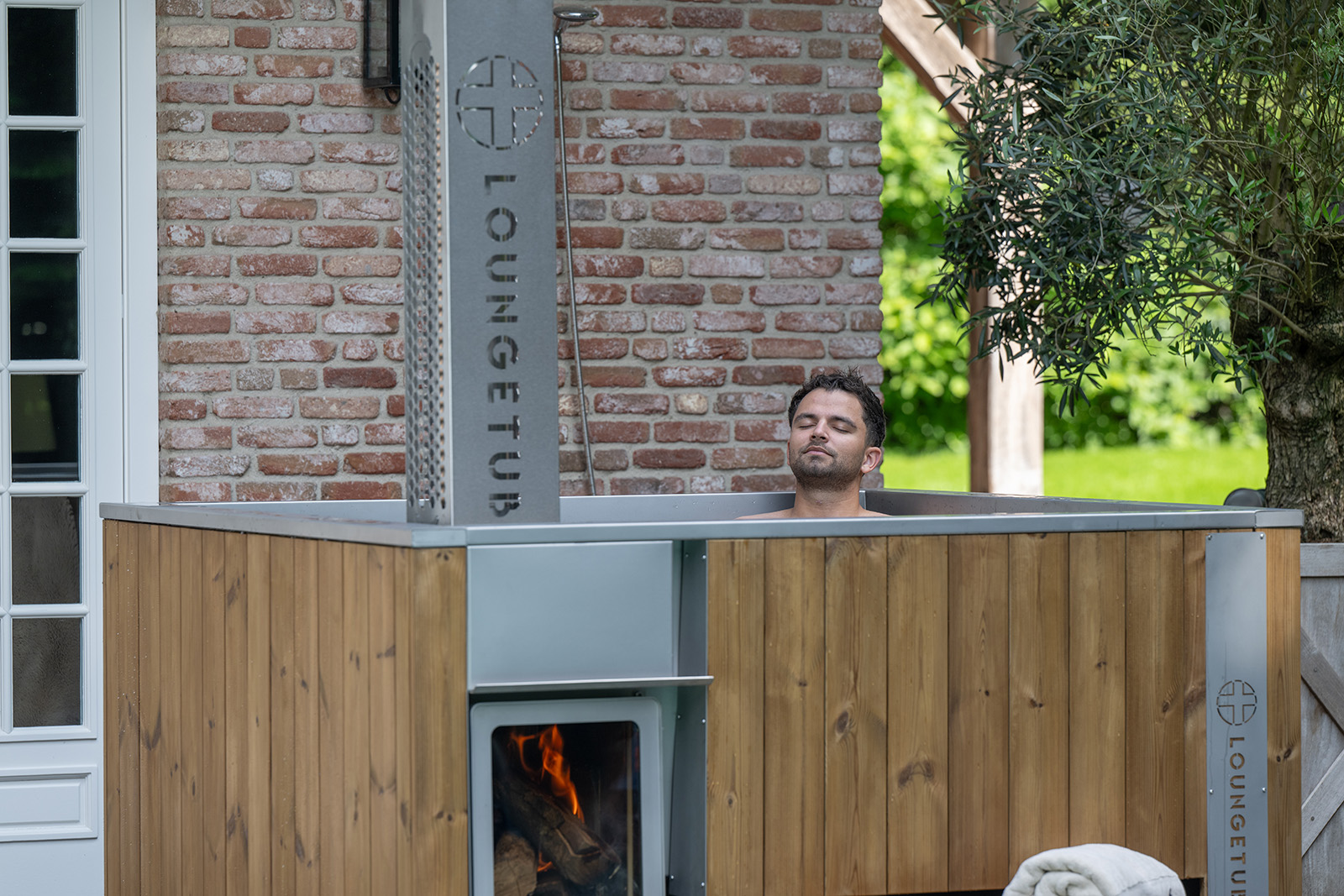 houtgestookte hottub